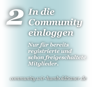 2. In die Community einloggen: anmelden.wir-humboldtianer.de